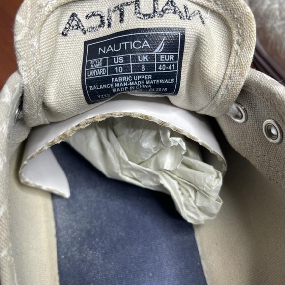 Women's nautical lace up low top anchor print sneakers - Picture 4 of 7